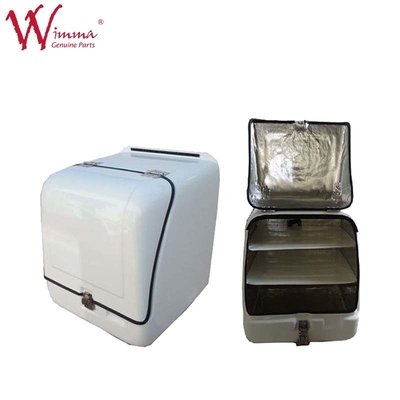 FRP glasvezel leverbox 166 L Jumbo box wit met led lichten