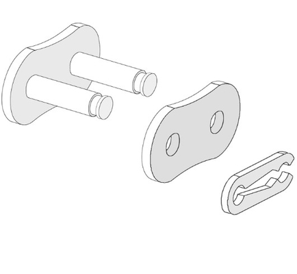 Motorfiets transmissie keten O ring type hoge prestaties 120 schakels lengte