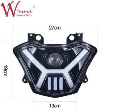 LED-koplamp een strak zwart voor Kawasaki Z650 en Versys X300