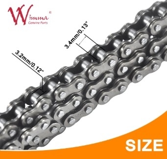 Motorfiets transmissie keten O ring type hoge prestaties 120 schakels lengte