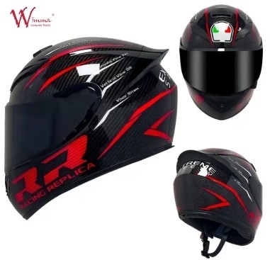 Full Face Motorcycle Helm met aerodynamisch ontwerp en geïntegreerde Bluetooth-communicatie