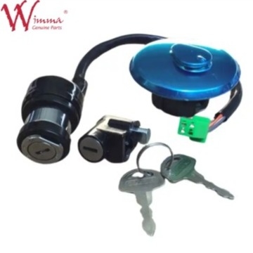 GN125 2 sleutels benzine brandstoftank stoel slot compleet slot set ontstekingsschakelaar voor Suzuki GN125 GN125H 1982-2001