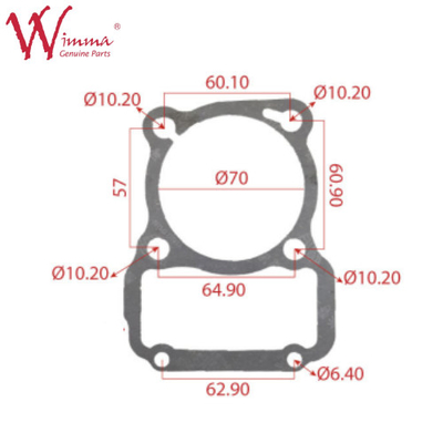Motorfiets motorcilinder blok motorfiets cilinder kit ATV CG150 Aluminium legering