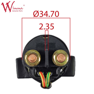 Motorfiets elektrische relais Zwarte kleur Voor XY12530A Chinese fabrikant Plastic