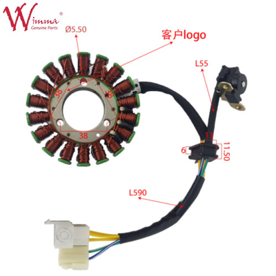 Iron Magneto Stator Coil Stator Comp Motorcycle Spare Parts uit China Munufabrikant GN125 ((2012)