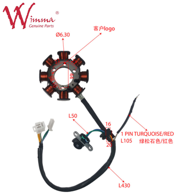 Motorfiets Magnetische stator spoel stator comp elektrische onderdelen CB1125 Chinese Wimma