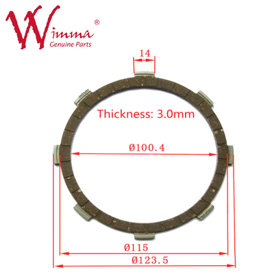 Rubber Cork Clutch Plate Friction DIsc High Performance Pulsar Motorcycle Engine Parts 200NS